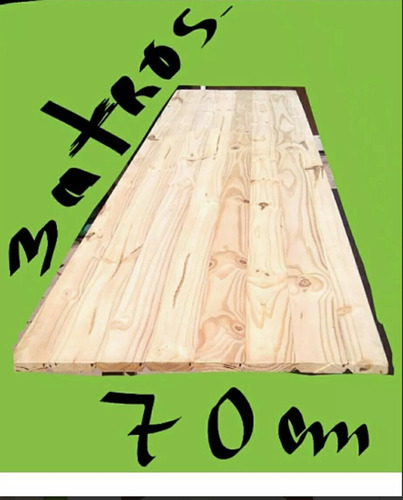 Tablon Madera Pino Macizo 3 X 0.7 Metros. ( Benavidez )