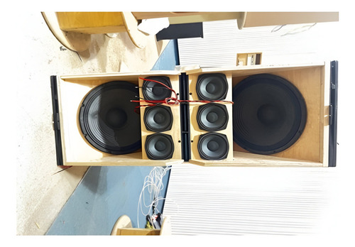 Bafle Pasivo Lineal Pro Eurosound Rvx315/pro 2x15 6x5 3x3 Color Negro