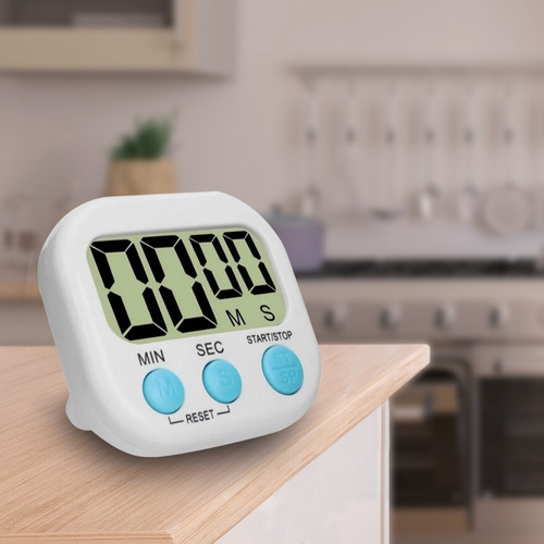 Imagen 9 de 10 de Temporizador De Cocina Cronometro Timer Con Iman Y Alarma.