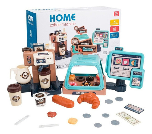 Toy Coffee Machine Children's Kitchen With Sound And Smoke 1