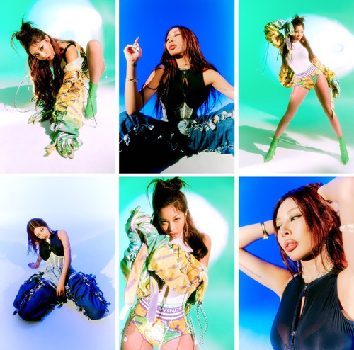Jessi What Type Of X Juego 6 Posters Carta Kpop Coreano 28cm
