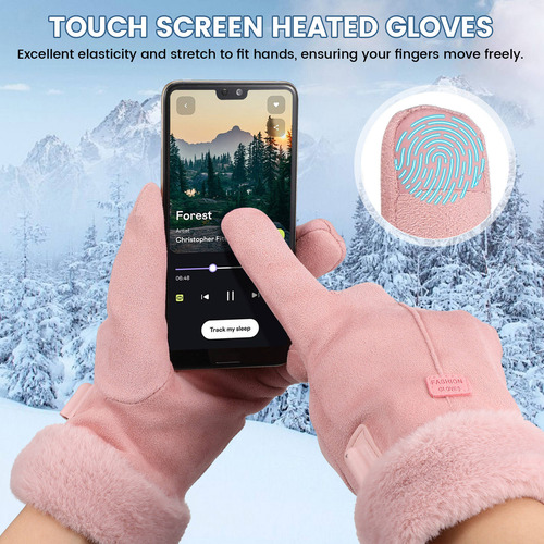 1 Juego De Guantes Térmicos Usb, Guantes Térmicos Para Mujer
