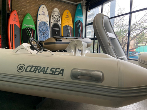 Bote Inflable Coralsea Hsd 380 Gomon Piso Aluminio Apnautica
