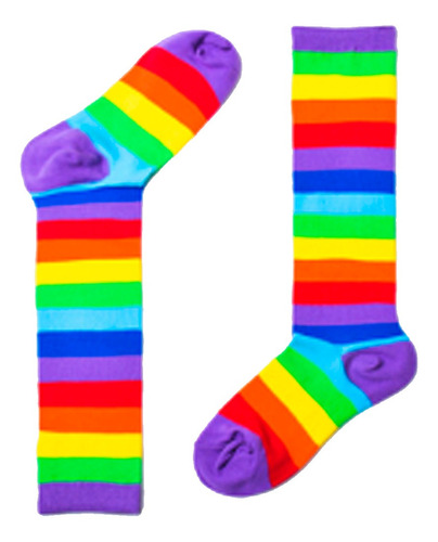 Calcetines Trouser Sockete Rainbow 1 Par