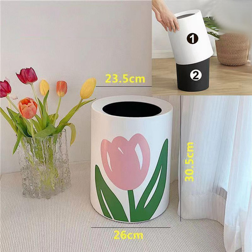 Basura Cubos De Basura Cesto De Basura Cubo De 12l Redondo
