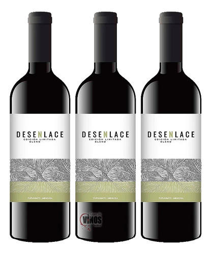 Vino Desenlace Blend Edición Limitada Pack X3 Unidades