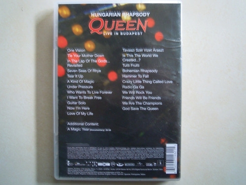 Queen Dvd Hungarian Rhapsody Live In Budapest (Usado)
