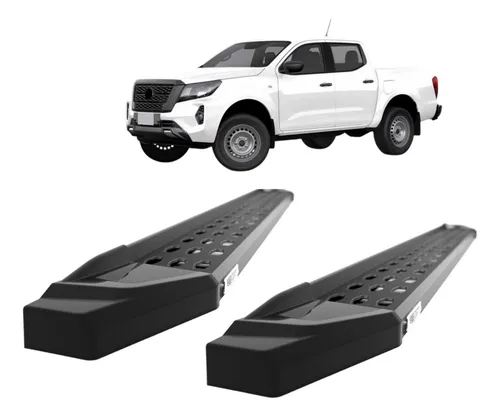 Estribos Steeltiger Blacktrend Negro Para Frontier 2022 2025