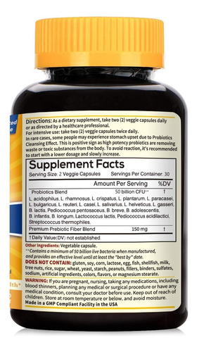 Newrhythm Probiotics 50 Billion Cfu 20 Strains 60caps Import