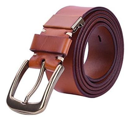 Cinturón Informal De Cuero Tonywell Para Hombre, 1 Estilo Va
