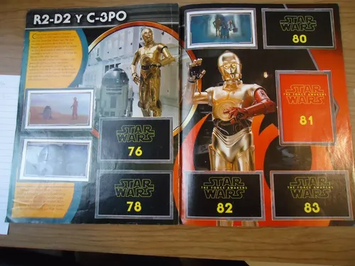 Album Sticker Star Wars .c14 (Usado)