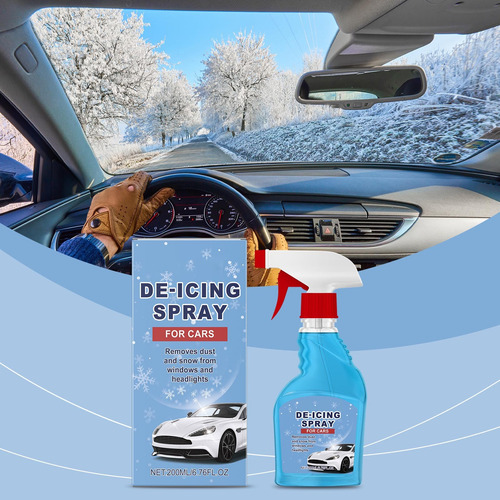 Spray De Hielo S De 200 Ml Para Coche, Spray De Hielo Para C