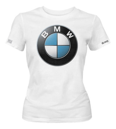 Camiseta Estampada Bmw Logo Auto Dama Mujer Idk