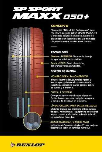 Cubierta 205/50r17 (93y) Dunlop Sp Sport Maxx 050+