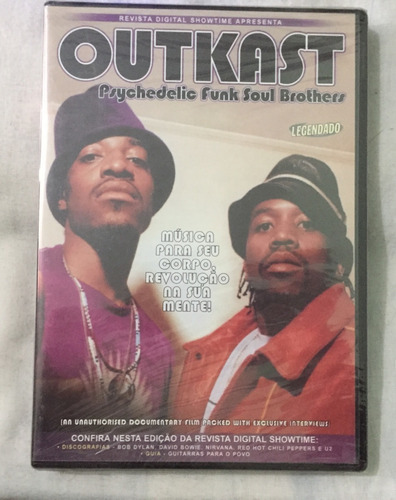 Dvd Outkast Psychedelic Funk Soul Brotherss Lacrado E3b3
