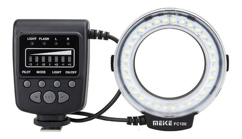 Anillo de flash macro Meike Fc100 para Canon Nikon Pentax Olympus
