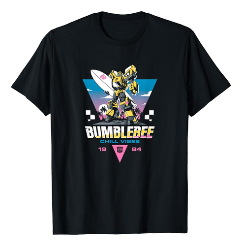 Transformers Bumblebee Chill Vibes Retrato Camiseta