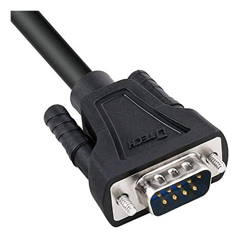 Dtech Db9 Cable Serie De 9 Pines Macho A Macho Rs232 Recto