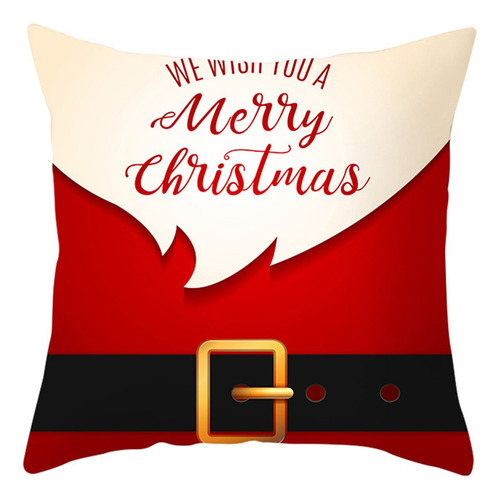 Funda De Cojín Con Diseño De Melocotón Navideño