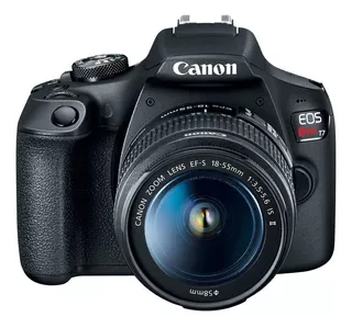 Canon EOS Rebel T7 DSLR cor preto