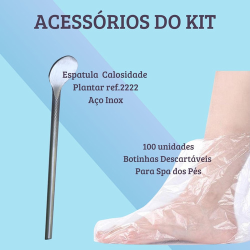 Kit Pro Calo Amolecedor De Calos E Cutículas + 100 Botinhas