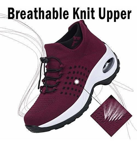 Zapatos Para Caminar Para Mujer Zapatillas De Deporte Con Ca