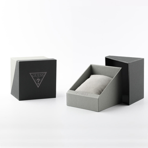 Imagen 4 de 4 de Reloj Guess Mujer Acero Con Cubics Blancos Gw0286l1