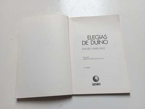 Livro: Elegias De Duíno - Rainer Maria Rilke (Usado)