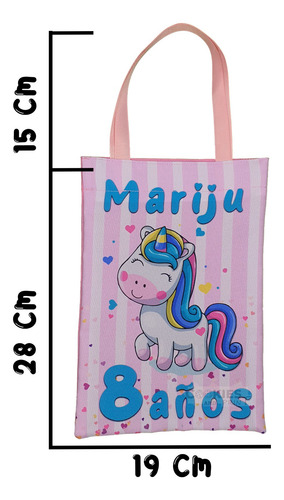 20 Dulceros Unicornio Mod 3 Niña Fiesta Infantil
