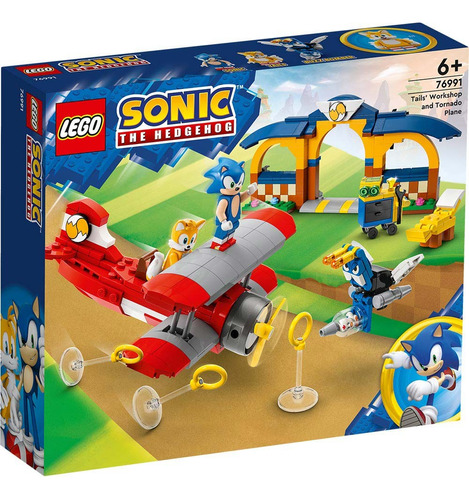 Lego Sonic (76991) Taller Y Avión Tornado De Tails Cantidad de piezas 376