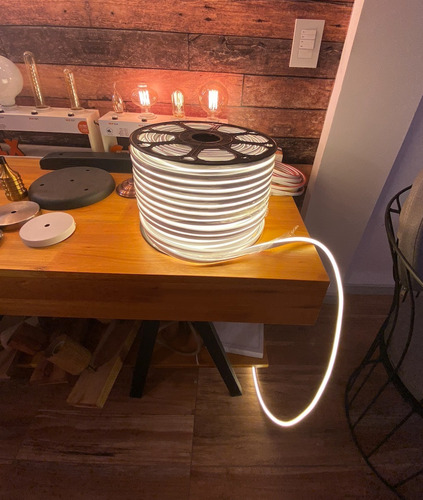 Imagen 2 de 3 de Manguera Luces Neon Led Flexible Color Fijo 5mts Ip65