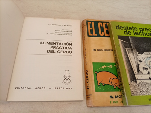 Libro. Alimentación Práctica Del Cerdo Más Dos De Cerdos (Usado)