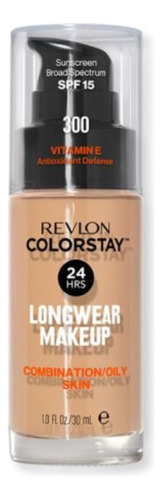 Base de maquiagem líquida Revlon ColorStay Revlon Colorstay COLORSTAY tom 300 golden beige - 30mL