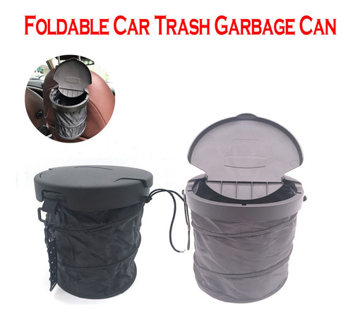 Papelera Plegable Para Coche, Colgada, Original, Función Con
