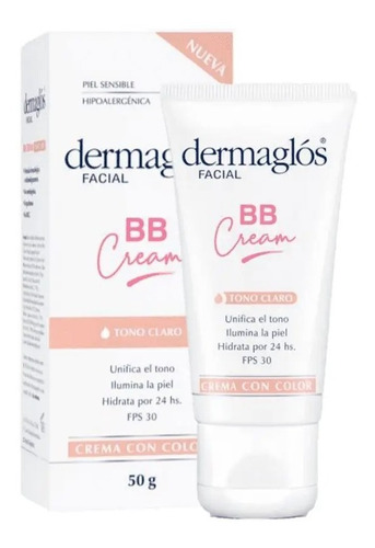 Dermaglos F Bb Cream Tono Claro Cr 50 Gr