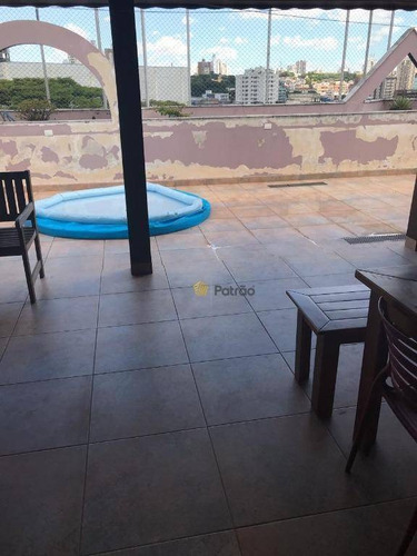 Imagem 9 de 26 de Cobertura Com 3 Dormitórios À Venda, 214 M² Por R$ 680.000,00 - Nova Petrópolis - São Bernardo Do Campo/sp - Co0201