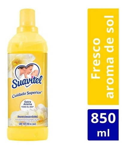 Suavitel Cuidado Superior Fresco Aroma De Sol Botella 850 ml