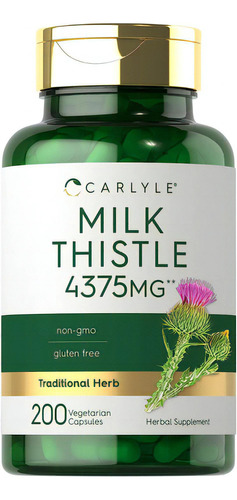 Milk Thistle Cardo Mariano Potente Gran Tamaño Eg Y17 Sabor Nd