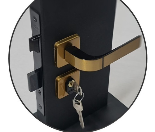 Imagem 1 de 10 de Fechadura Para Porta Quarto Sala Externa Modena Bronze Mgm
