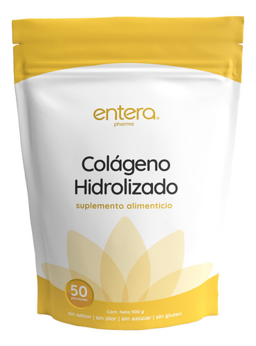 Colágeno Hidrolizado Entera Sin Sabor Tipo 1 Y 3 Sin Azúcar