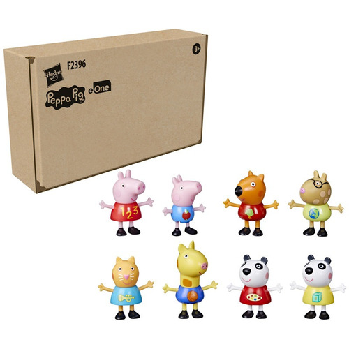 Figuras Hasbro Peppa Pig Y Sus Amigos Pack X 8