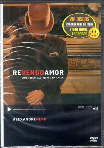 Dvd Alexandre Nero - Revendo Amor - Original Novo Lacrado!!!