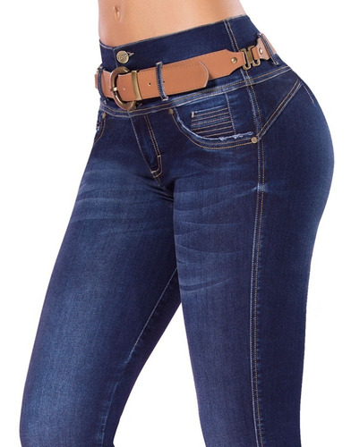 Jeans Clásico Colombiano Levanta Cola Bora Bora Tyt