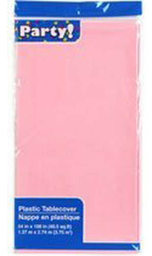 Pack De 4: Plástico De Color Rosa Mantel Rectangular 54 X 10