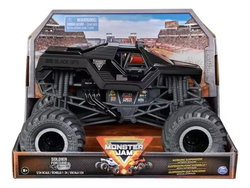 Monster Jam True Metal Escala 1:24 Soldier Fortune