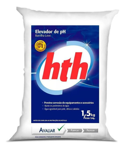 Elevador De Ph Barrilha Leve 1,5 Kg Hth