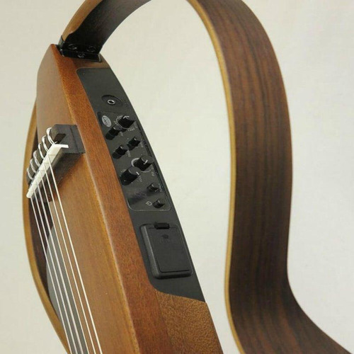 Violão Elétrico Yamaha Silent Slg200 Nw Natural Vazado Nylon