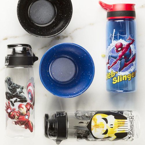 Zak Diseña La Botella De Agua De Plástico Marvel Spider-man
