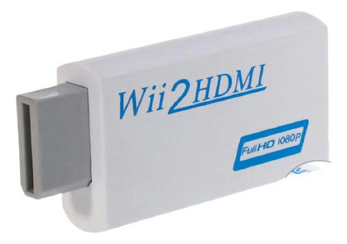 Adaptador Hdmi para Wii con audio de 3,5 mm 1080p