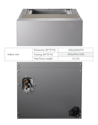 Aire Acondicionado Split Carrier 5 Toneladas 208v Gabinete